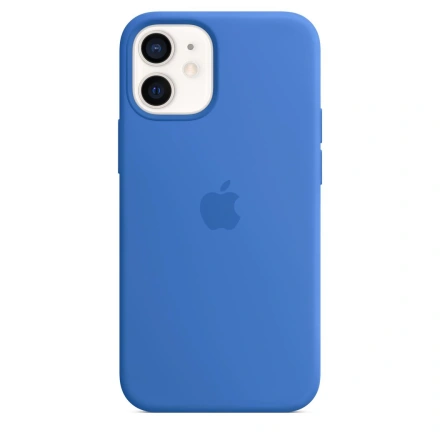 Чохол Apple iPhone 12 mini Silicone Case with MagSafe - Capri Blue (MJYU3)